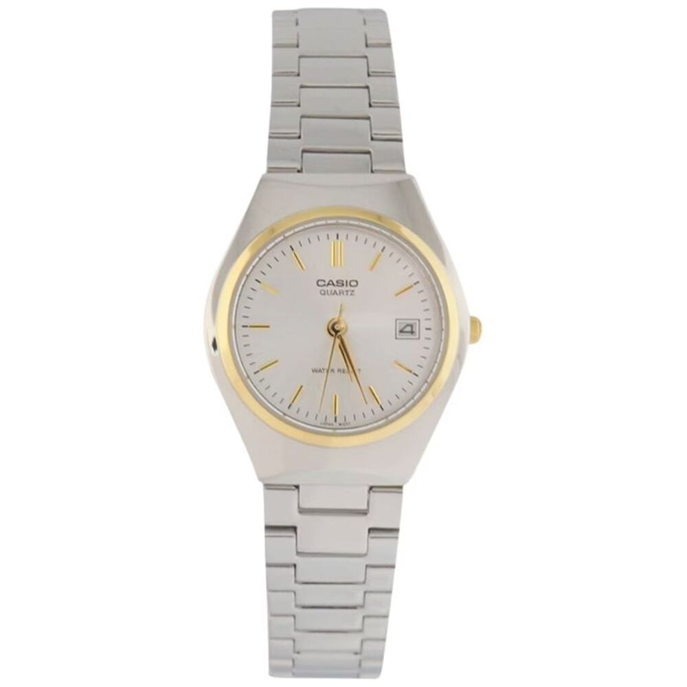 Casio Women’s Silver Dial Stainless Steel Bracelet Watch – Casio LTP‑1170G‑7A